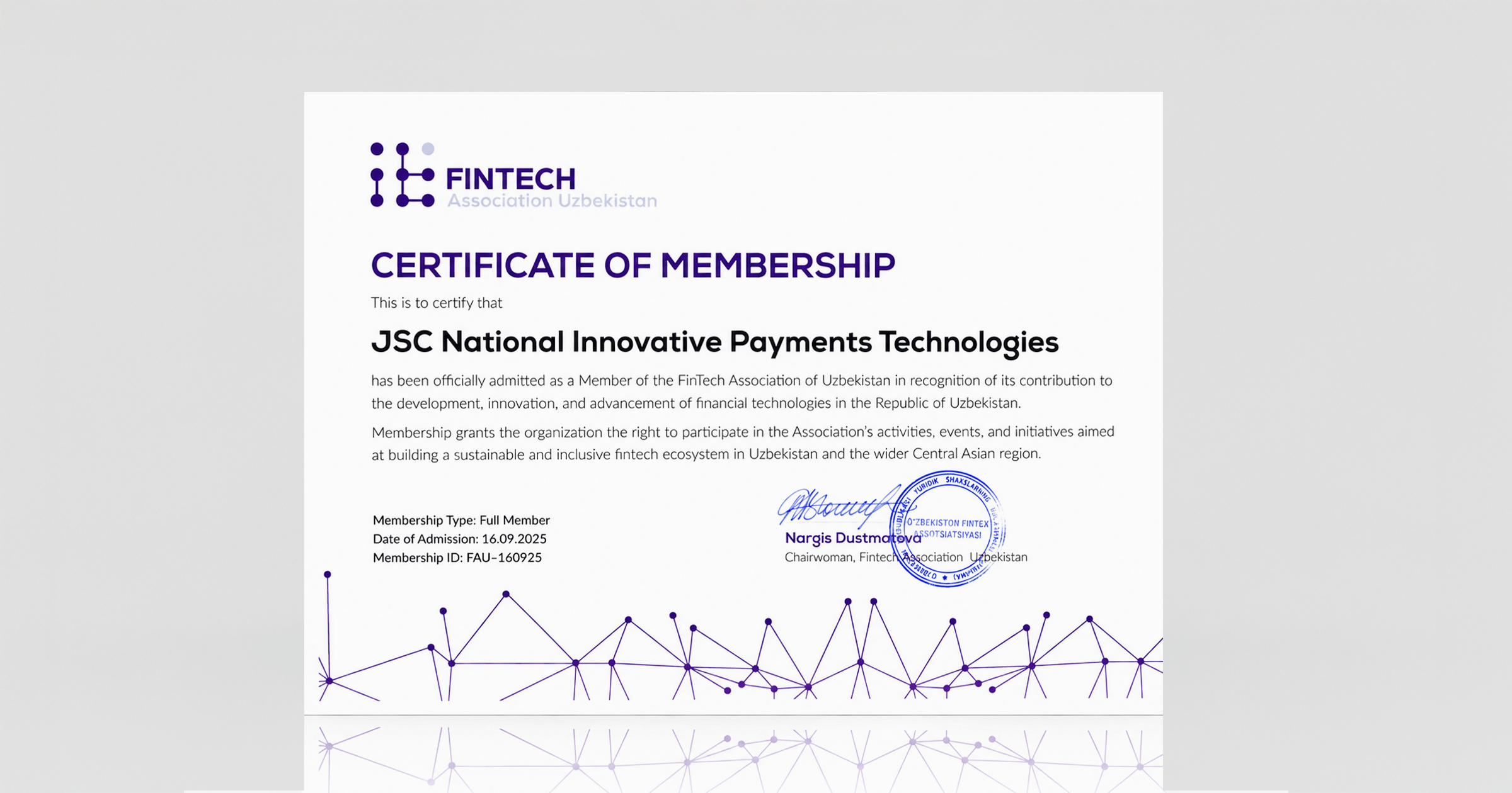Fintech association uzbekistan