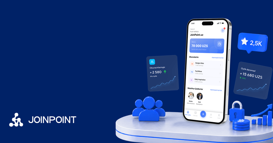 Keys: ATMOS va JoinPoint blogerlarni monetizatsiya qilish uchun to‘lov infratuzilmasini qanday yaratgan